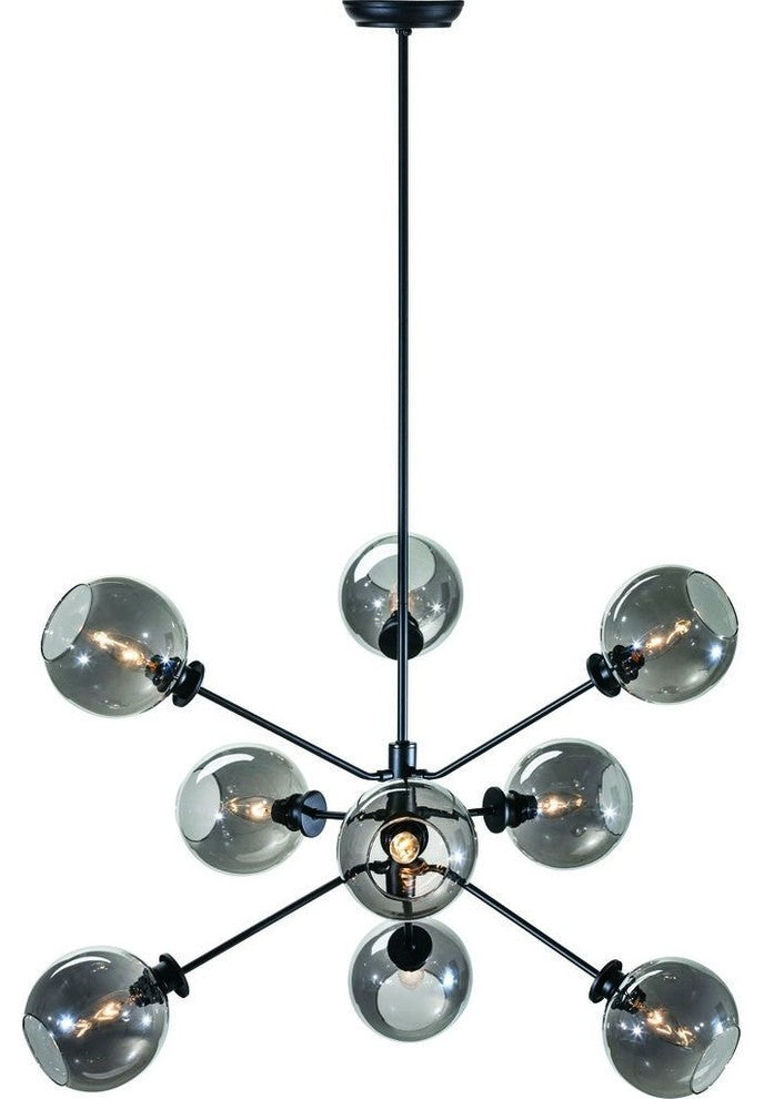 Nuevo Living Atom Lighting Pendant | Grey Glass