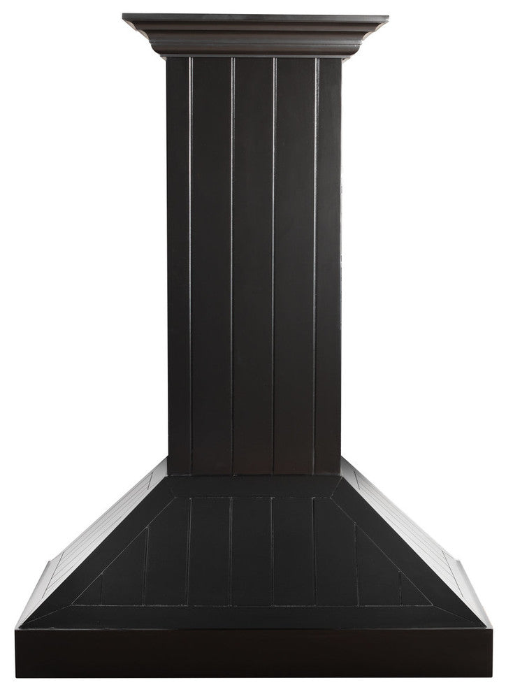 ZLINE 36" Wooden Wall Mount Range Hood in Black (KPCC-36)