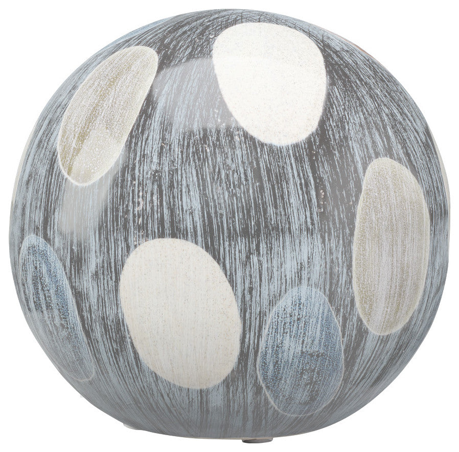Painted Ceramic Sphere, Small