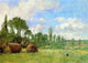 Eugene-Louis Boudin Oiseme at Harvest Time, Gallery Wrapped Canvas, 18"x27"
