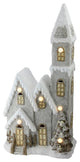 24.5" LED Lighted 3-Tier Musical House Christmas Decoration