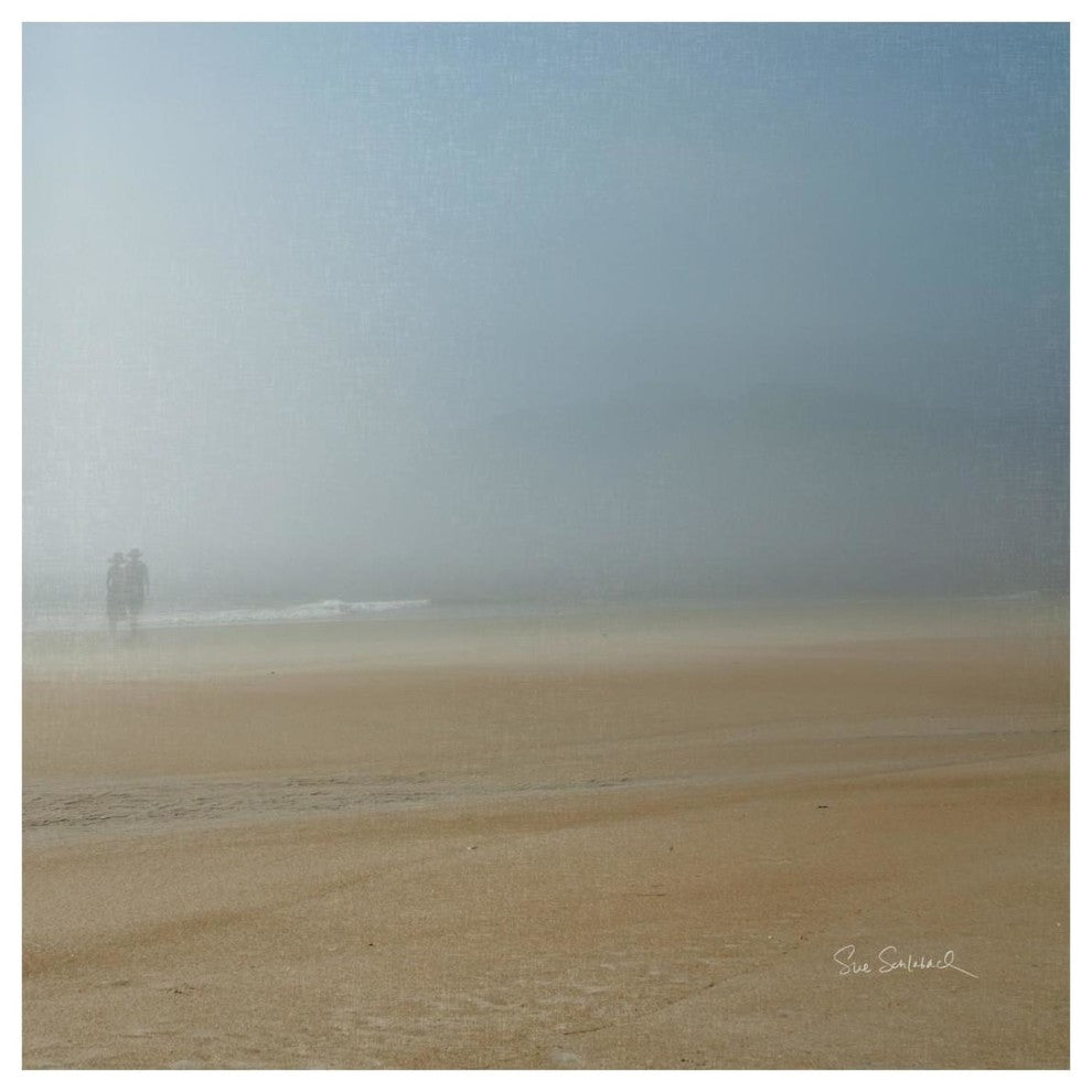 "Beach Stroll" Digital Paper Print by Sue Schlabach, 26"x26"