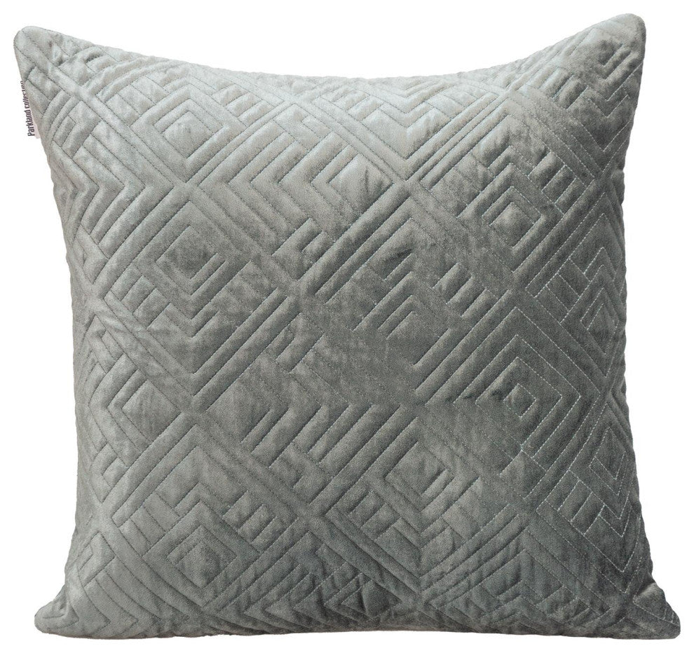 Parkland Collection Eris Charcoal Throw Pillow