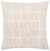 Surya Natur Pillow Shell With Down Insert 18"H X 18"W Medium Gray