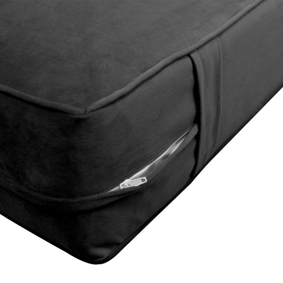 Same Pipe 8" Twin 75x39x8 Velvet Indoor Daybed Mattress |COVER ONLY|-AD350
