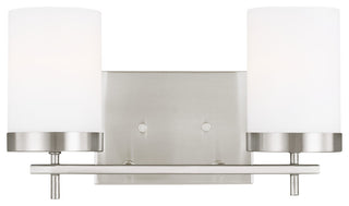 Zire 2-Light Bath, Brushed Nickel