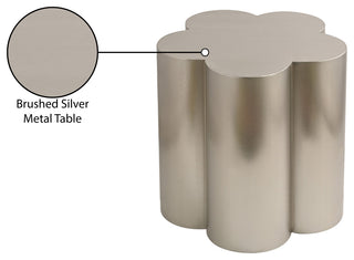 Lucky Iron End / Side Table, Silver, End Table