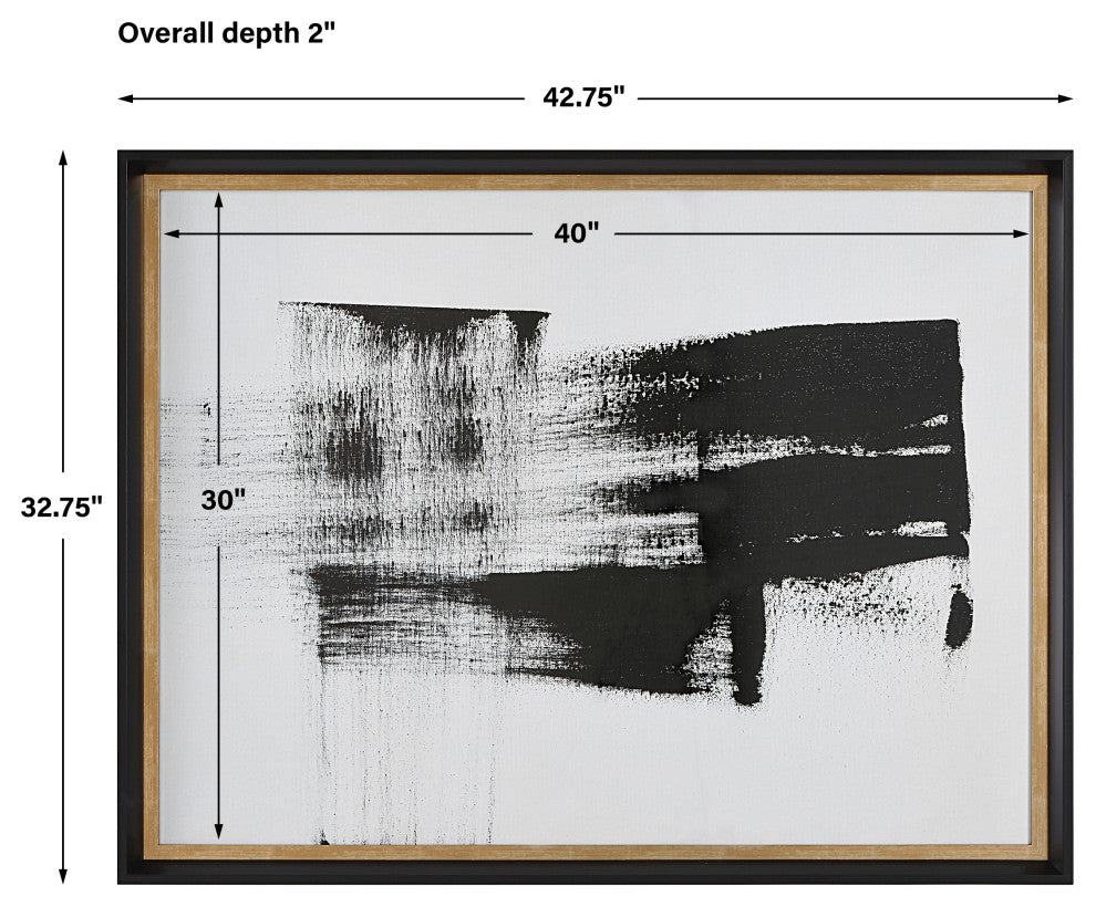 Uttermost 41441 Mystere Framed Contemporary Print