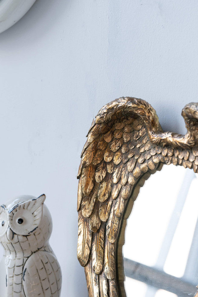 Gewnee 22" x 16" Golden Wing Accent Mirror