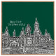 Deny Designs Bird Ave Baylor University Green Framed Wall Art