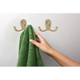 Design House 207753 Double Robe Hook - 10 Pack - Oil Rubbed Bronze