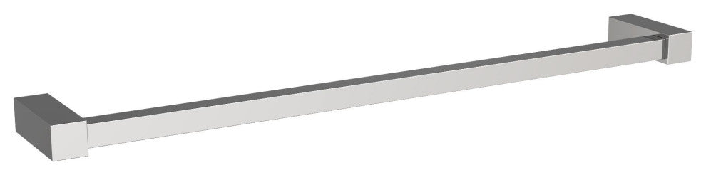 Amerock Monument Contemporary Towel Bar, Chrome, 18" Center-to-Center