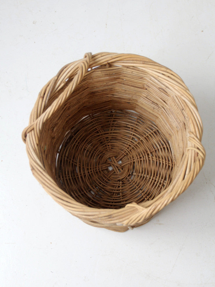 Consigned, Vintage Woven Basket