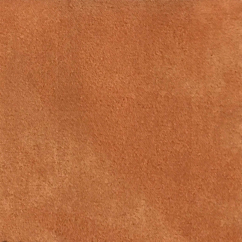 Light Suede Microsuede Fabric, Pumpkin