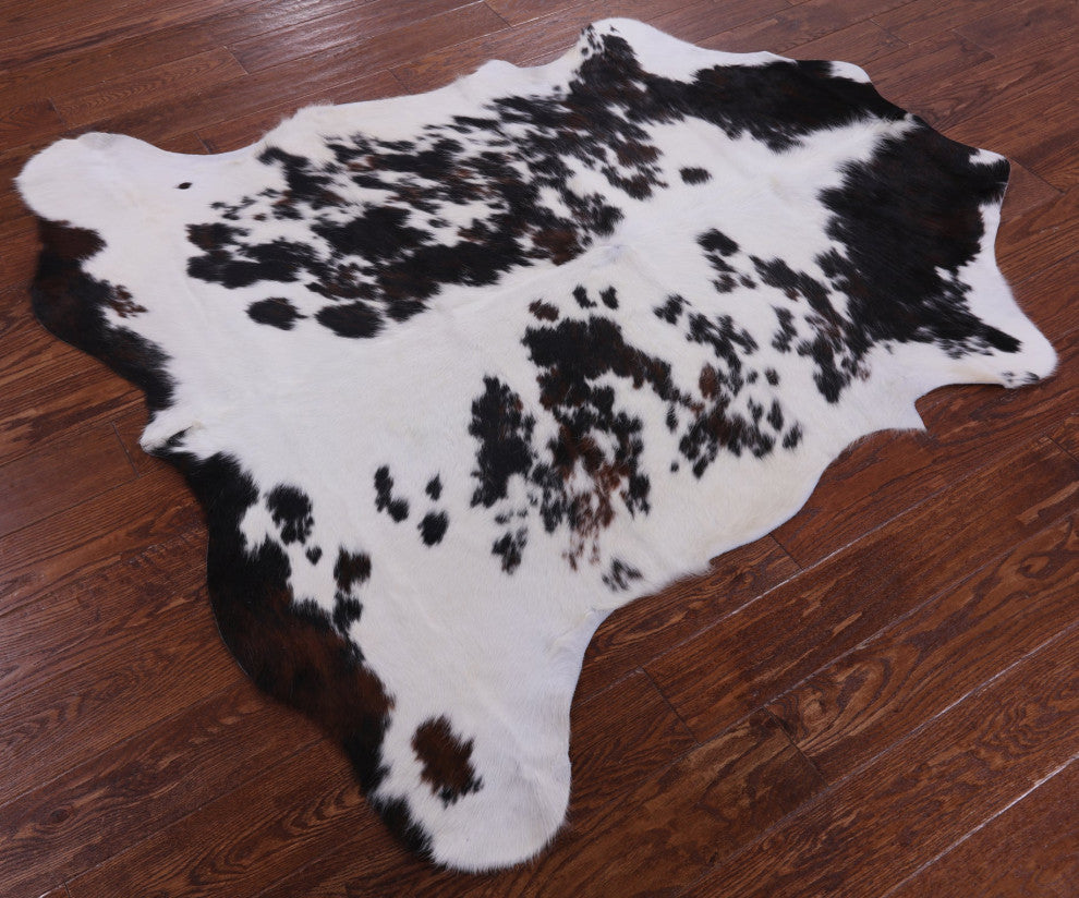 Organic Natural Hair-On Cowhide Area Rug 5' 7" X 5' 5" C1730