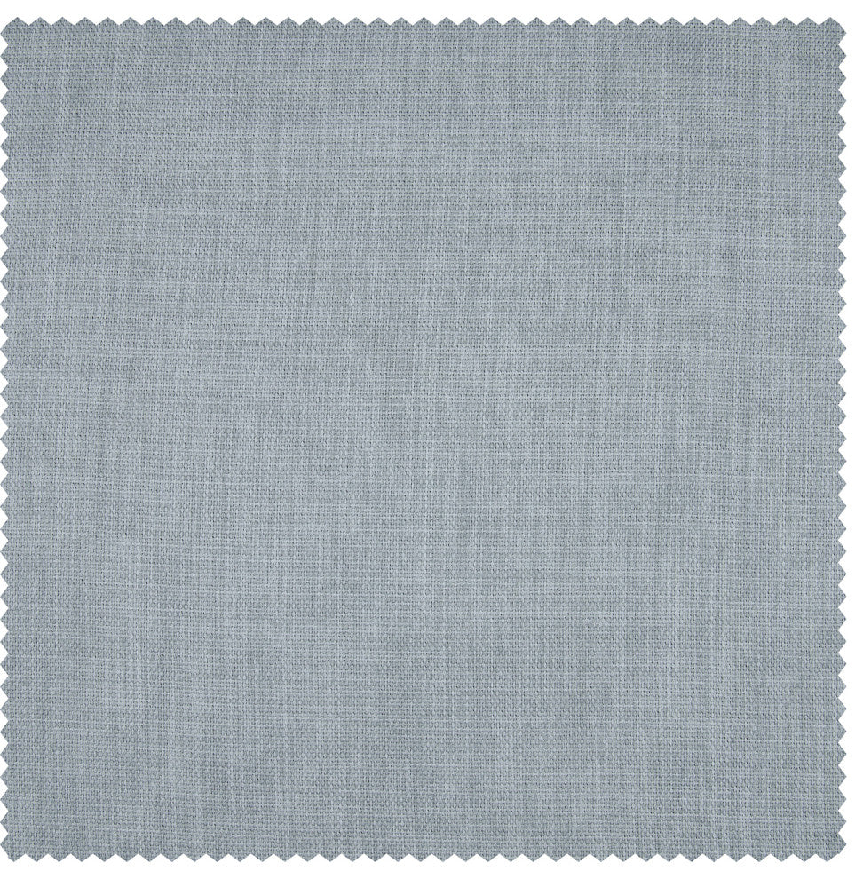 Faux Linen Darkening Curtain Single Panel, Heather Gray, 50"x120"