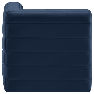 Quincy Modular Component, Navy, Corner Chair