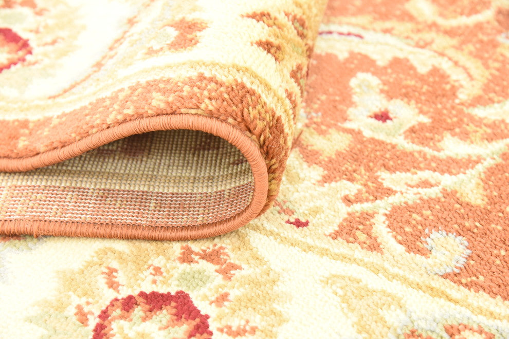 Unique Loom Brick Red Hickory Voyage 4'' 0 x 6'' 0 Area Rug
