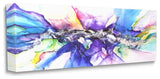 Abstract Rainbow Splash Watercolor Fun Design,1pc, each 10 x 24