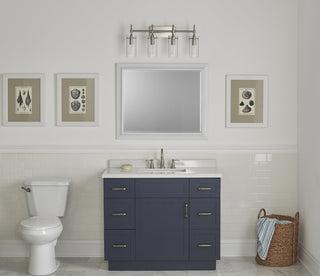 Effimero 4-Light Wall Sconce, Brushed Nickel