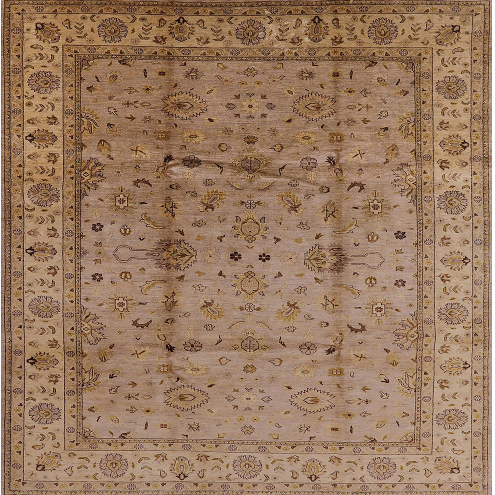 Ahgly Company Indoor Square Mid-Century Modern Area Rugs, 7' Square