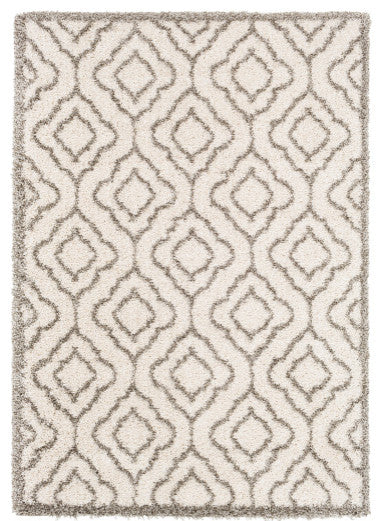 Surya Serengeti Shag SGT-2308 9'x12'3" Rug, Dark Brown/Taupe/Khaki/Ivory