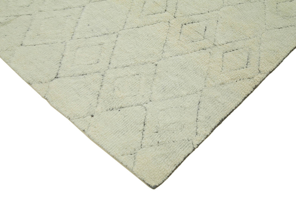 Rug N Carpet - Handmade Unique 8' 9'' x 11' 3'' Moroccan Area Rug