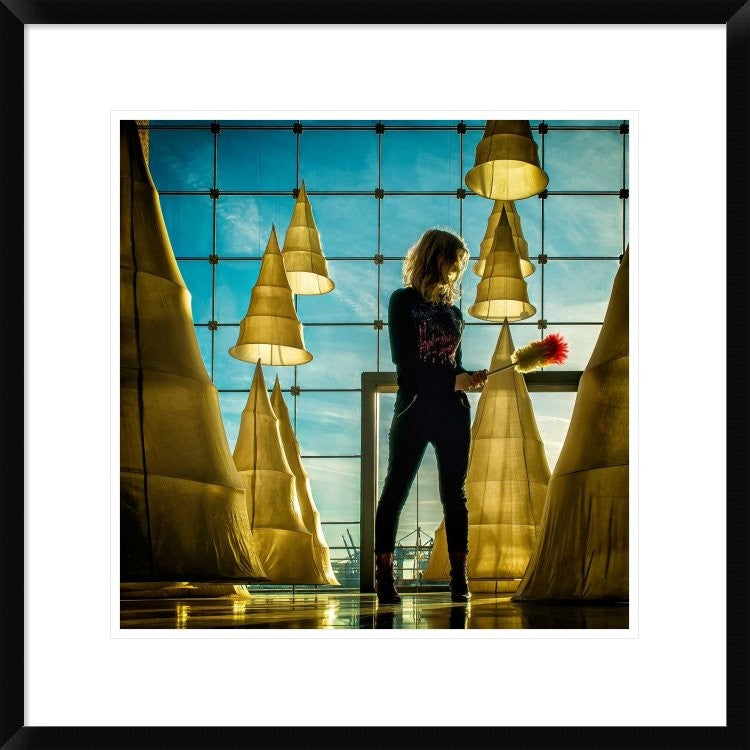 "Dusted" Framed Digital Print by Ambra, 24x24"