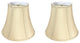 Royal Designs True Bell Basic Lamp Shade, V Notch Fitter, Beige, 8x16x12.625, Se