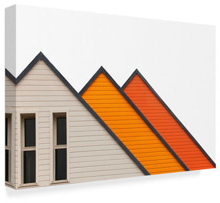 Massimo Della Latta 'Orange Homes' Canvas Art, 32"x22"
