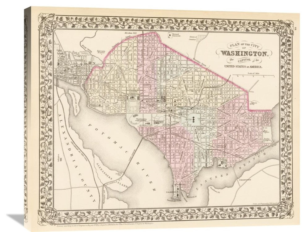 "Washington, D" Artwork, 35"x28"