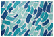 Wenstry Chenille Rug, Blue, 2'x3'