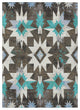 Machine Washable Indoor/Outdoor Chantille ACN1893 Brown 10' x 14' Rug