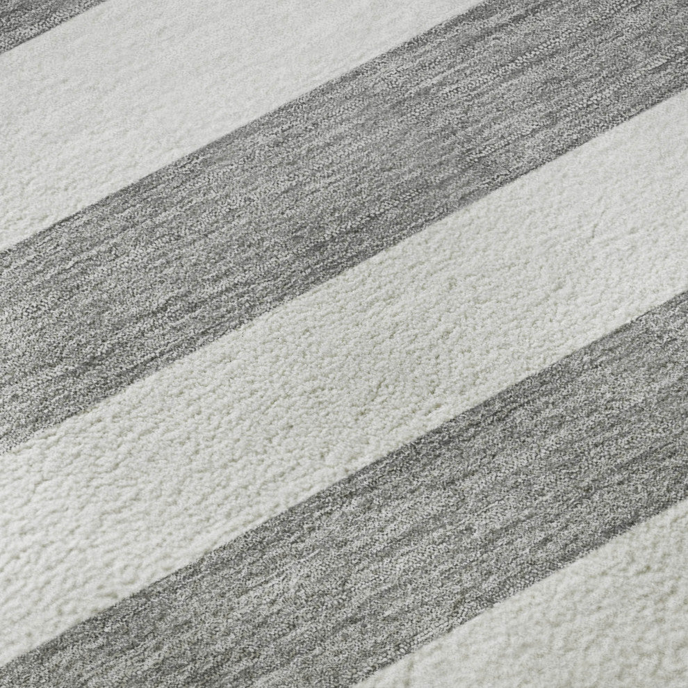 Premium Machine Washable Mayfield AMF528 Gray 8' x 10' Rug