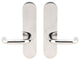 Munich Lever, Tubular Full Dummy Pair, Left Hand, Polished Stainless Steel