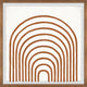 "Tunneled Archway" Framed Painting Print, 18x18