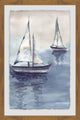 "Calm Sea" Framed Painting Print, 12"x18"