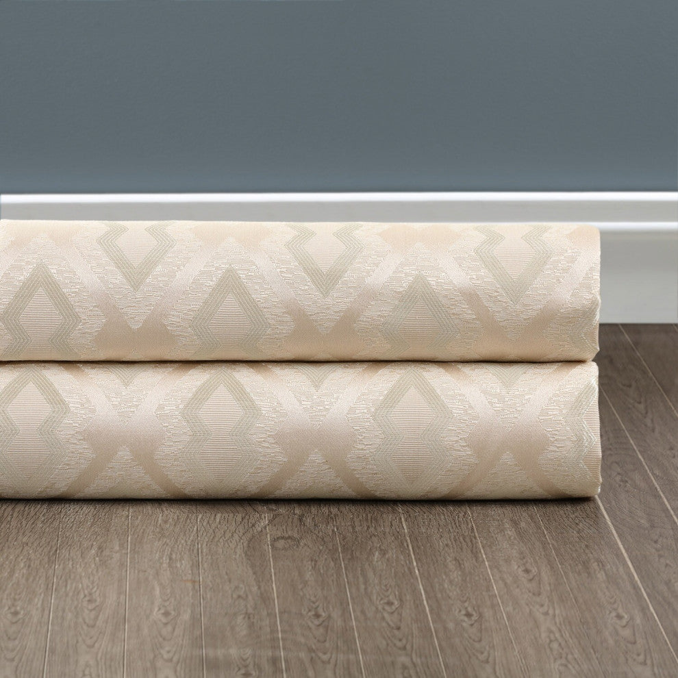Paragon Sand Designer Jacquard Fabric Sample, 4Wx4L