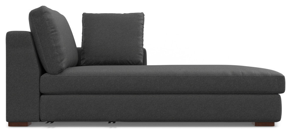 Charlie Right-Facing Sectional in Tightly Woven Performance Fabric