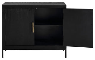 Uttermost Front Range Dark Oak 2 Door Cabinet