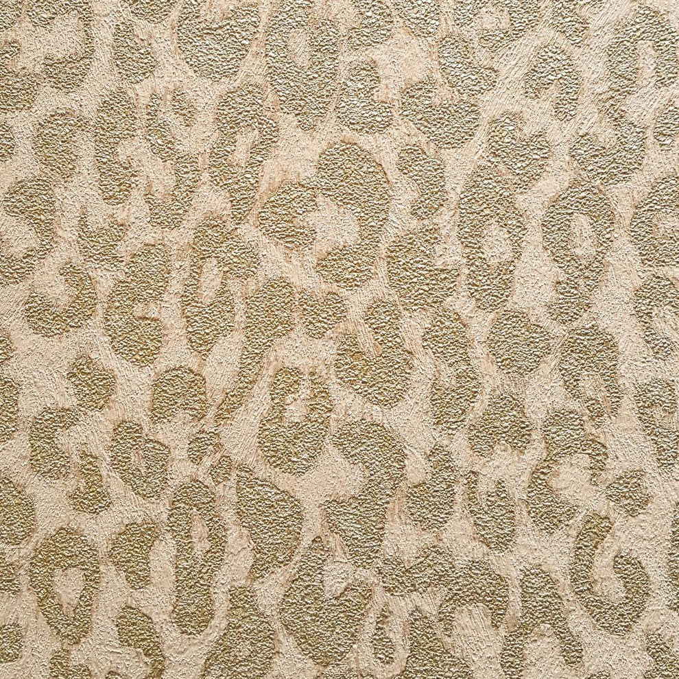 Kristal, Modern Abstract Color Beige Wallpaper Roll