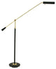 House of Troy Grand Piano PFL-617 1 Light Piano Lamp in Black & Brass
