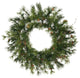 24" Mixed Country Pine Wreath 90T