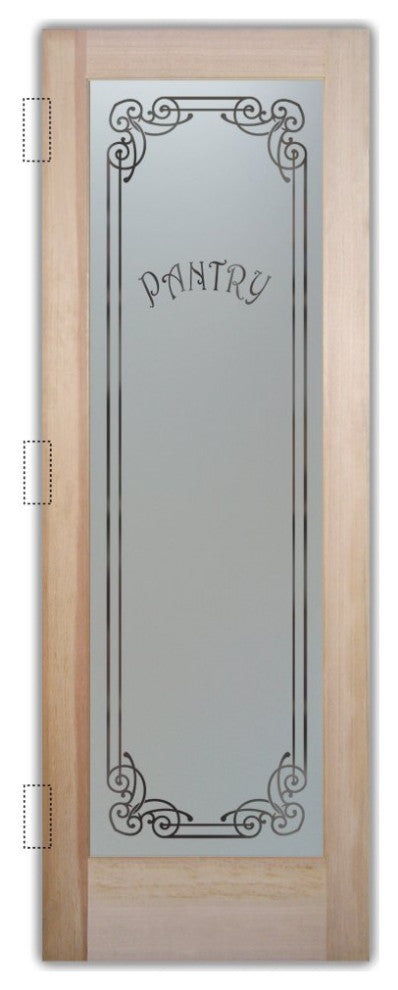 Pantry Door - Naples Harrington - Douglas Fir (stain grade) - 24" x 80" -...
