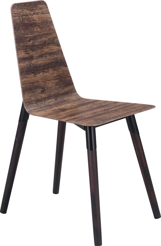 Zuo Modern Ignore Dining Chair Distressed Brown