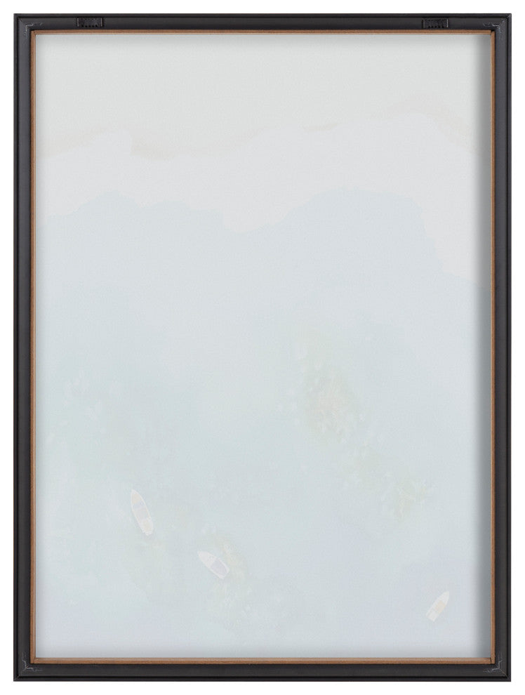 Blake Voyage Framed Printed Glass by Janet Meinke-Lau, Gray 18x24
