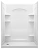 Sterling Alcove 60"x30"x75.25" Vikrell Left Shower Kit, White