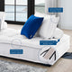 Modular Deep Tufted Sectional Sofa Set, White, Fabric, Modern, Cafe Hospitality