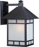 Nuvo 1-Light Incandescent Drexel Outdoor Light Fixture, Stone Black