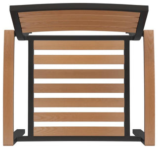 Lark 7 Pc Patio Table Set,4 Stackable Chairs,35" Square Table & Umbrella w/Base,